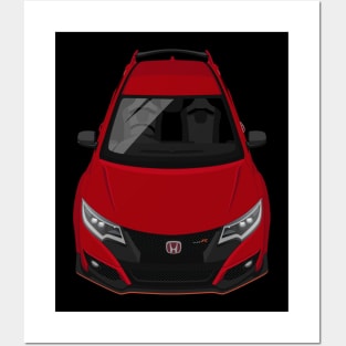 Civic Type R 10th gen 2015-2017 - Red Posters and Art